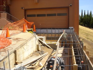 solid concrete driveway in woodside Forming and Installing Reinforcing Steel 4